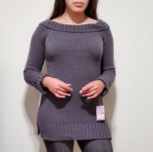 Dark Grey Knitted Sweater | Shrinking Violet